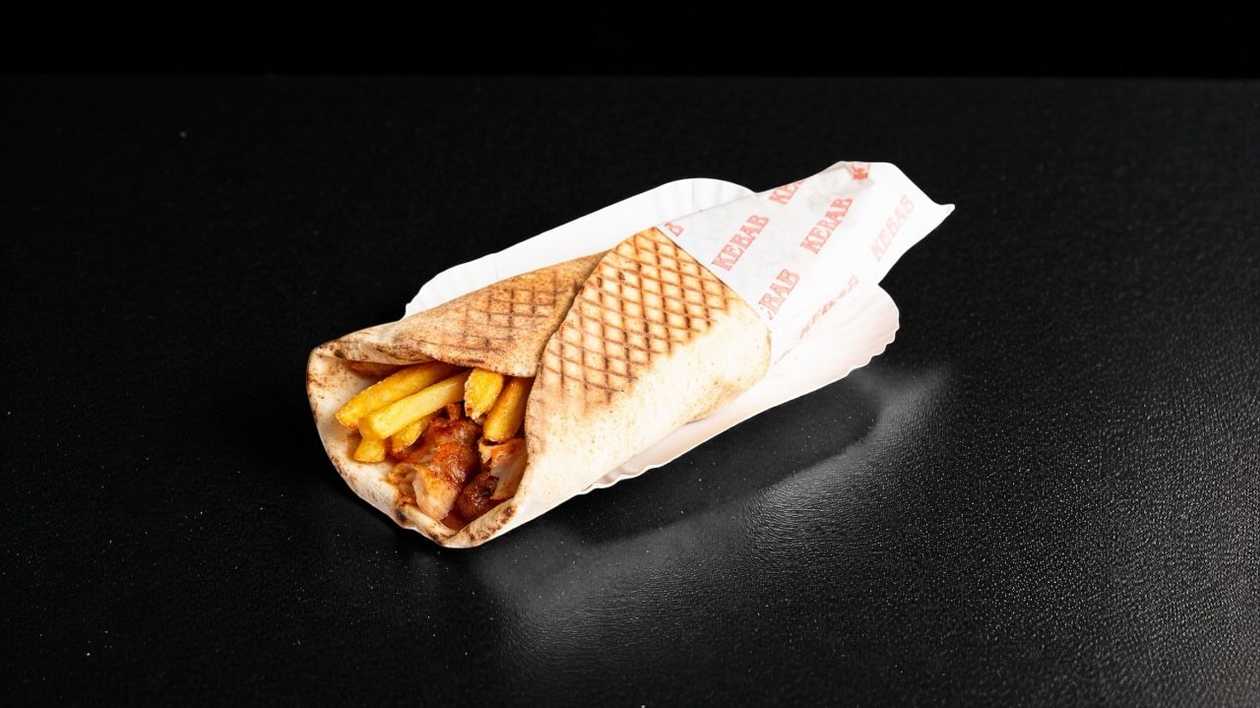 Dürüm Kebab with fries