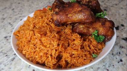 Jollof Rice with Chicken ( small size )