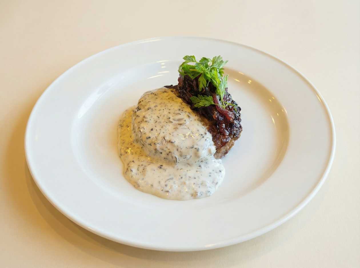 Chef’s Beef with Mushroom Sauce