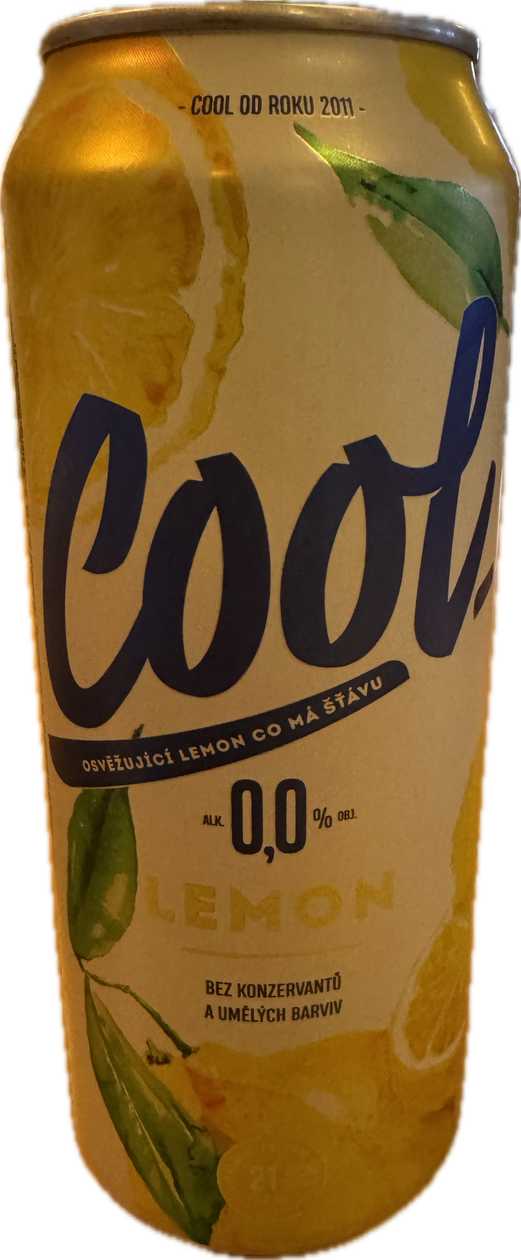 Pivo Cool citrón 0%