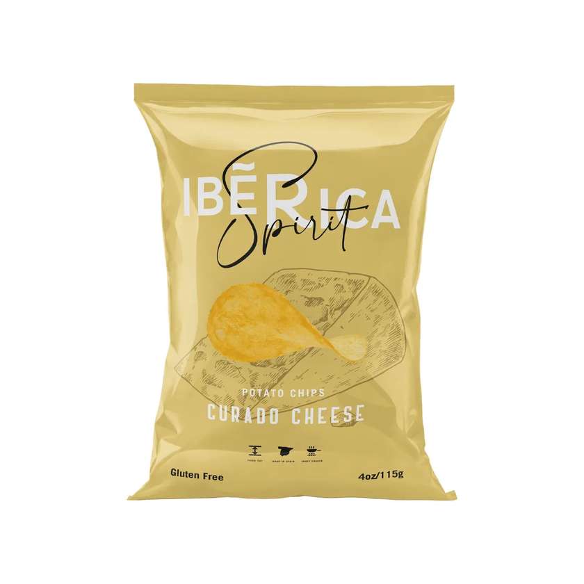 Potato chips IBERICA SPIRIT with Curado cheese 115g