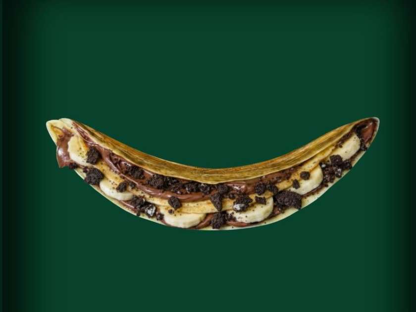 CLATITA CU NUTELLA, BANANA SI BISCUITI 300G