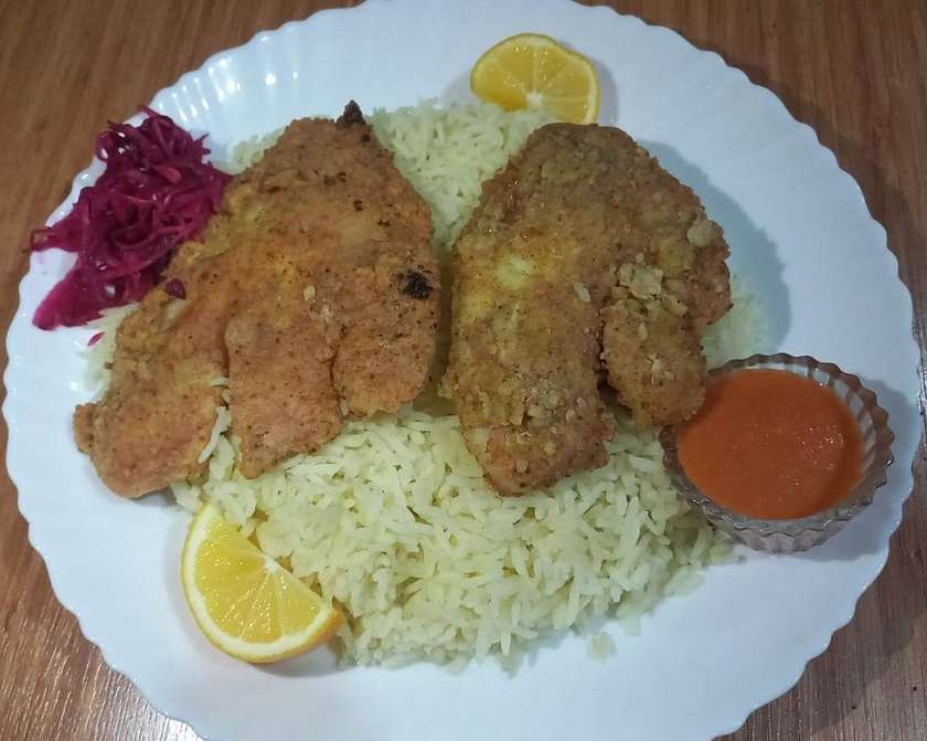 Crispy Fish Fillet & Rice