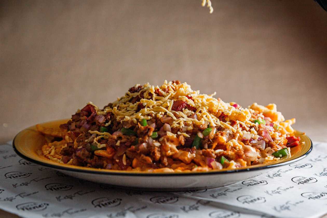 Chicken Bacon Cheese Loaded Fries