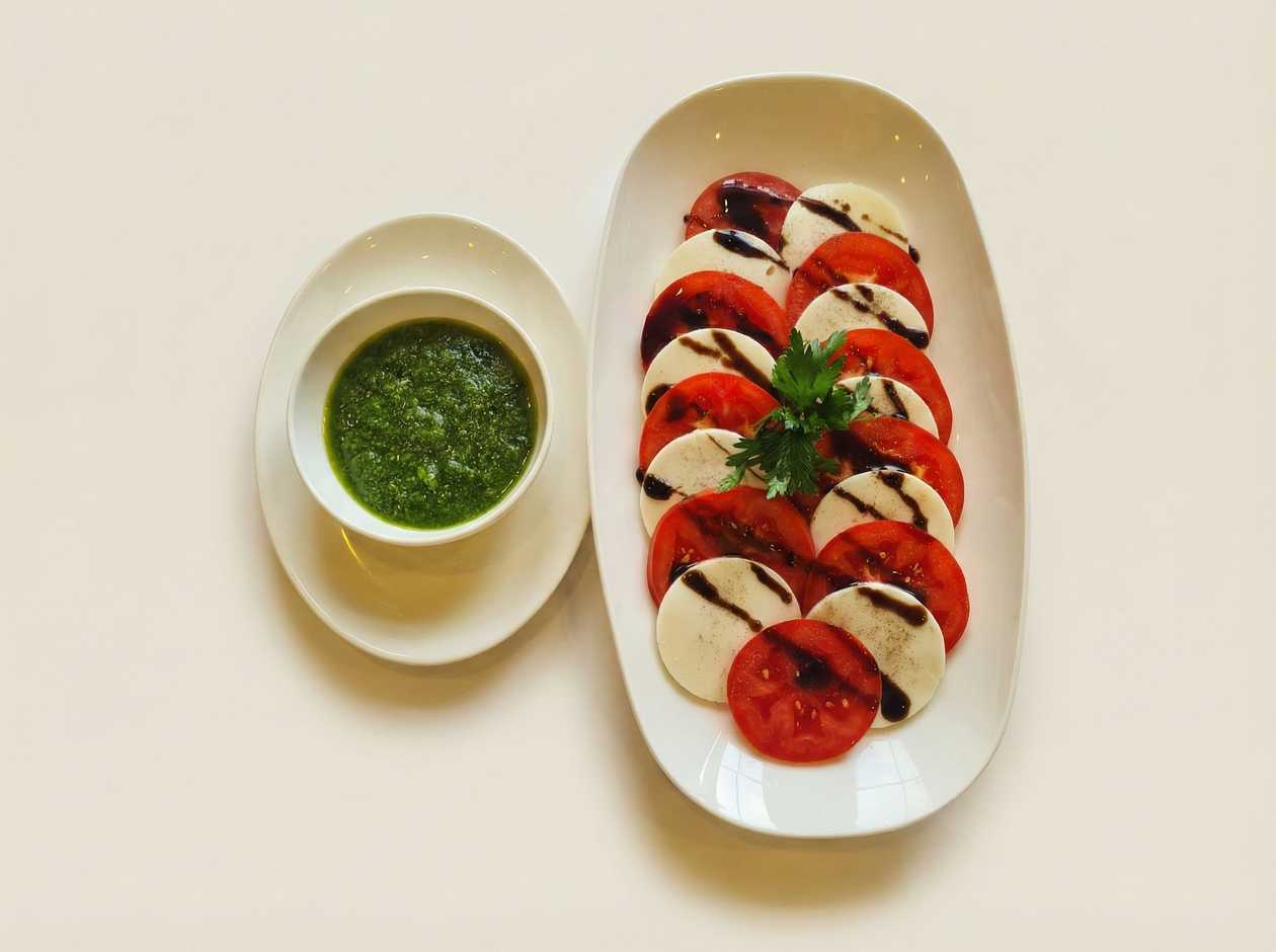 Mozzarella and Tomato Appetizer