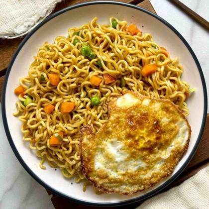 Indomie With fried Egg
