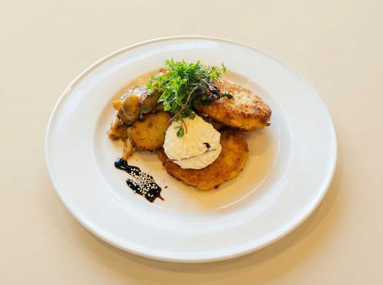 Chicken patties with parmesan