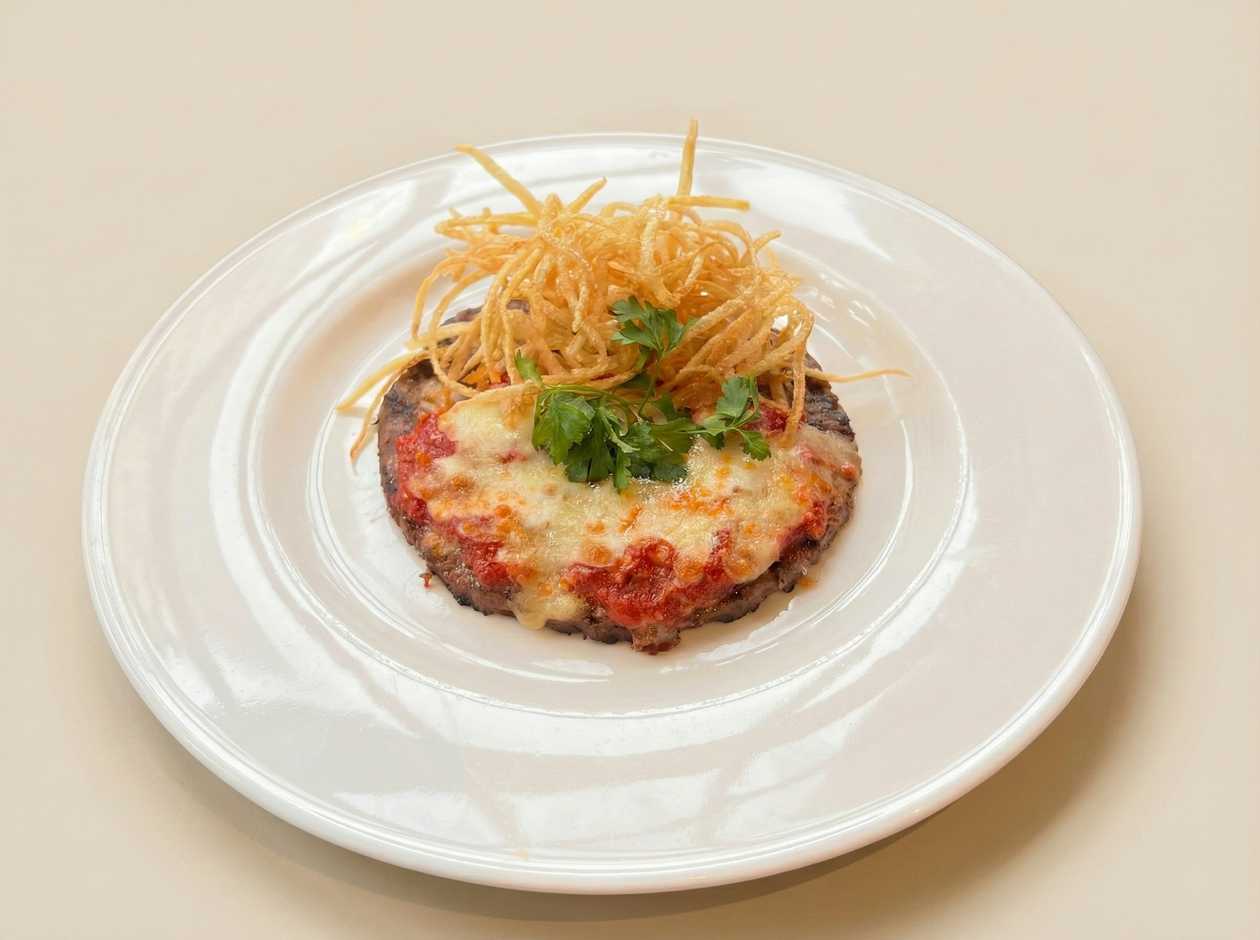 Beef Steak with Marinara Sauce