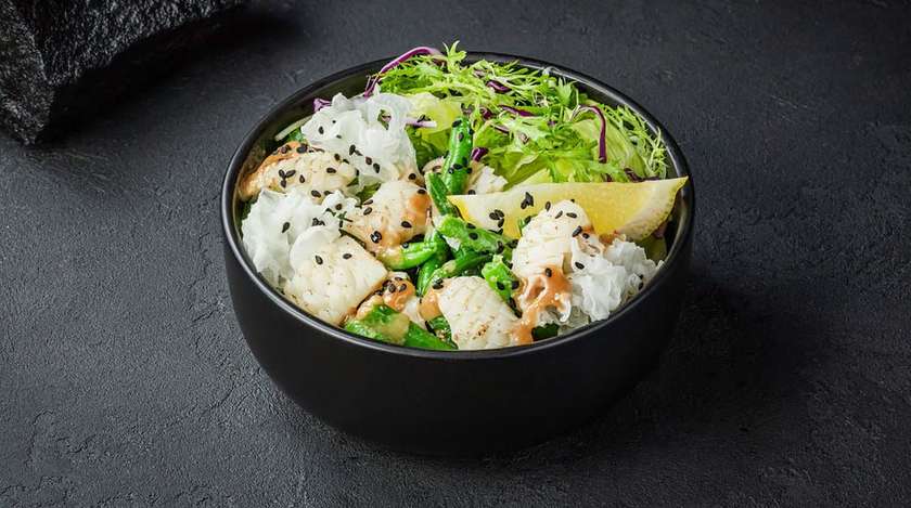 Боул з кальмарами XL