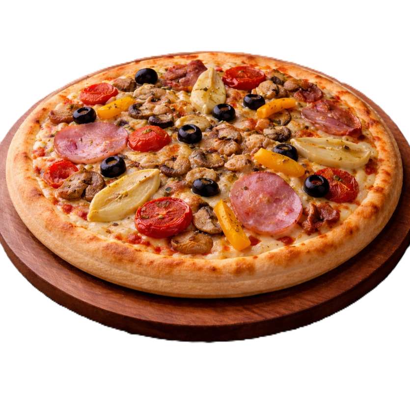 Small Capricciosa Pizza 23cm
