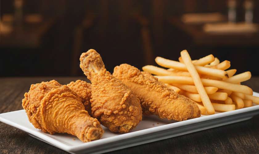 Chicken Mixed (3pcs) with Fries