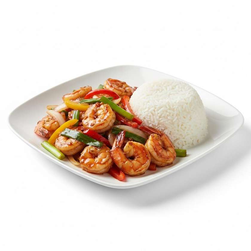 Oyster Stir-fried Prawn