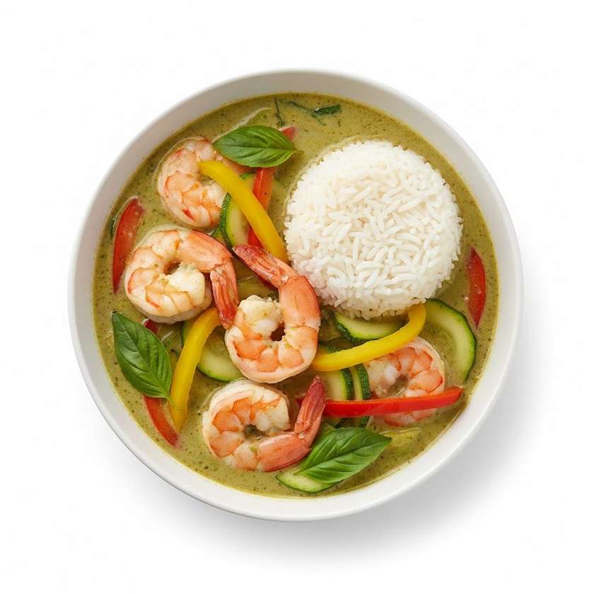 Green Curry Prawn