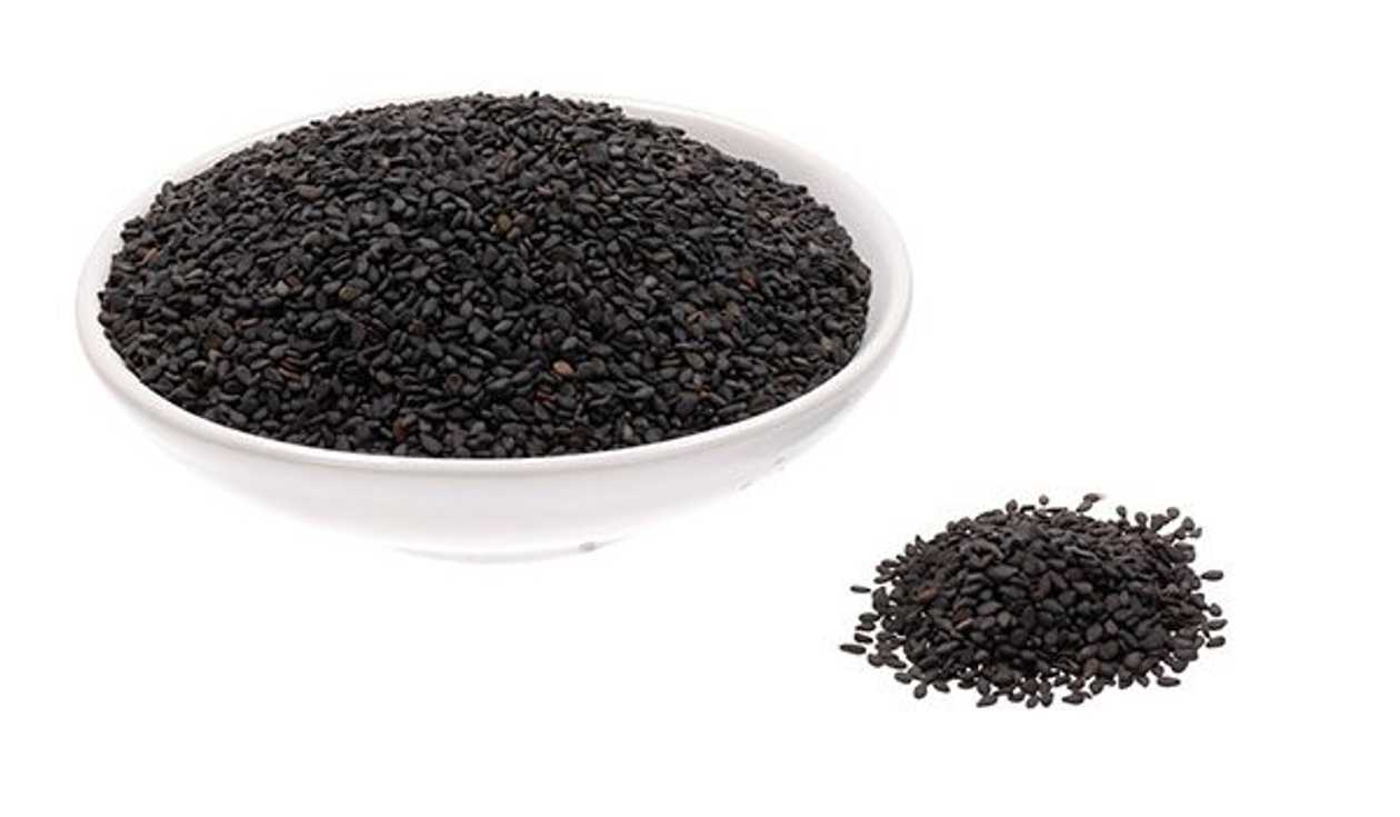 Seesamiseemned, mustad, 1kg, öko, kaalukaup (5kg)