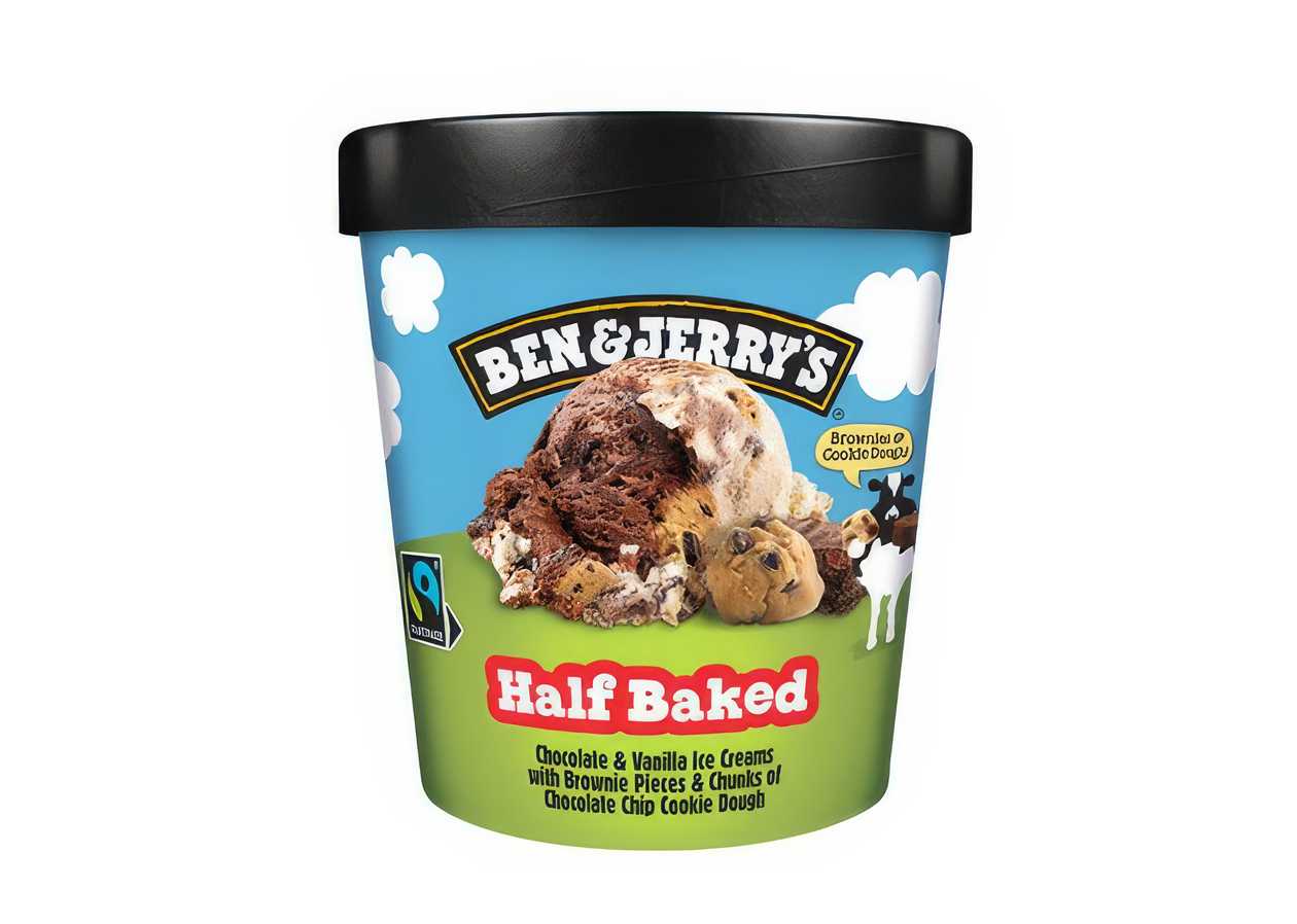 Ben & Jerry's - Halfbaked 465 ml