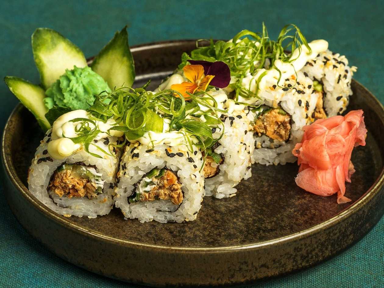 Salmon Teriyaki Roll