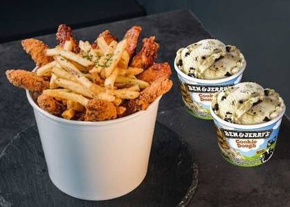 Ben & Jerry's Chicken combo