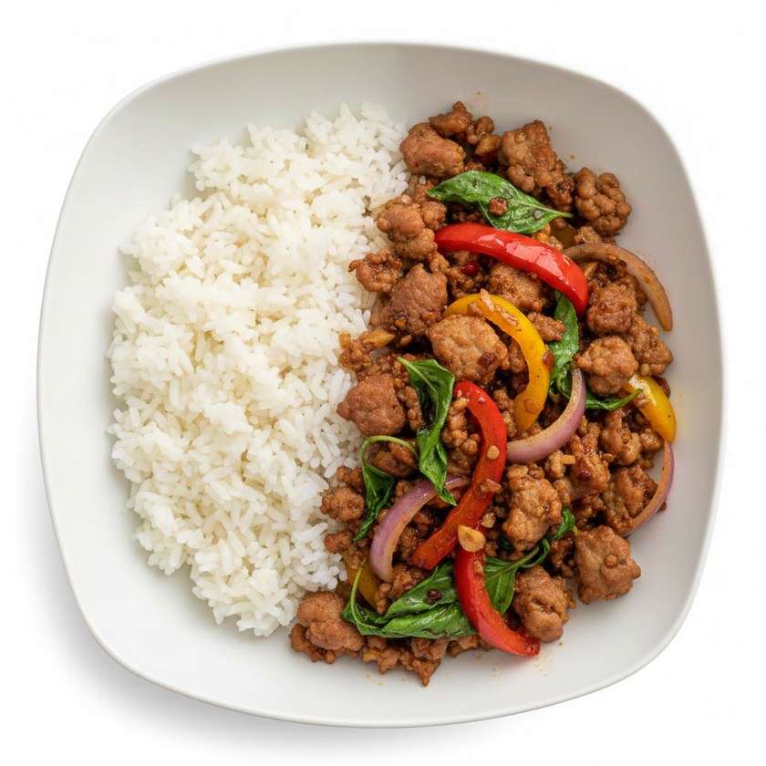 Holy basil with pork