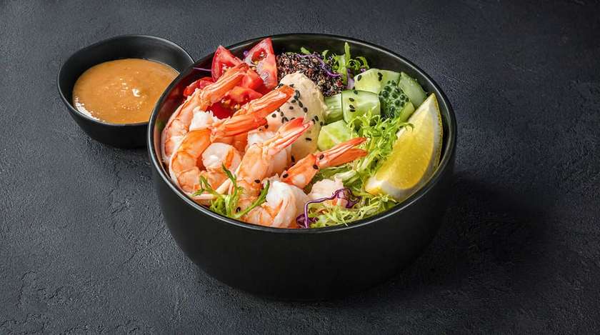 Поке з креветками