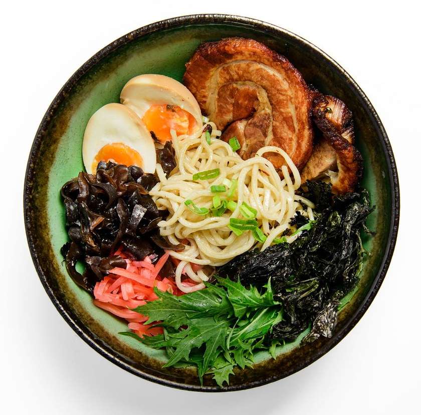 Tonkotsu ramen bez bulionu