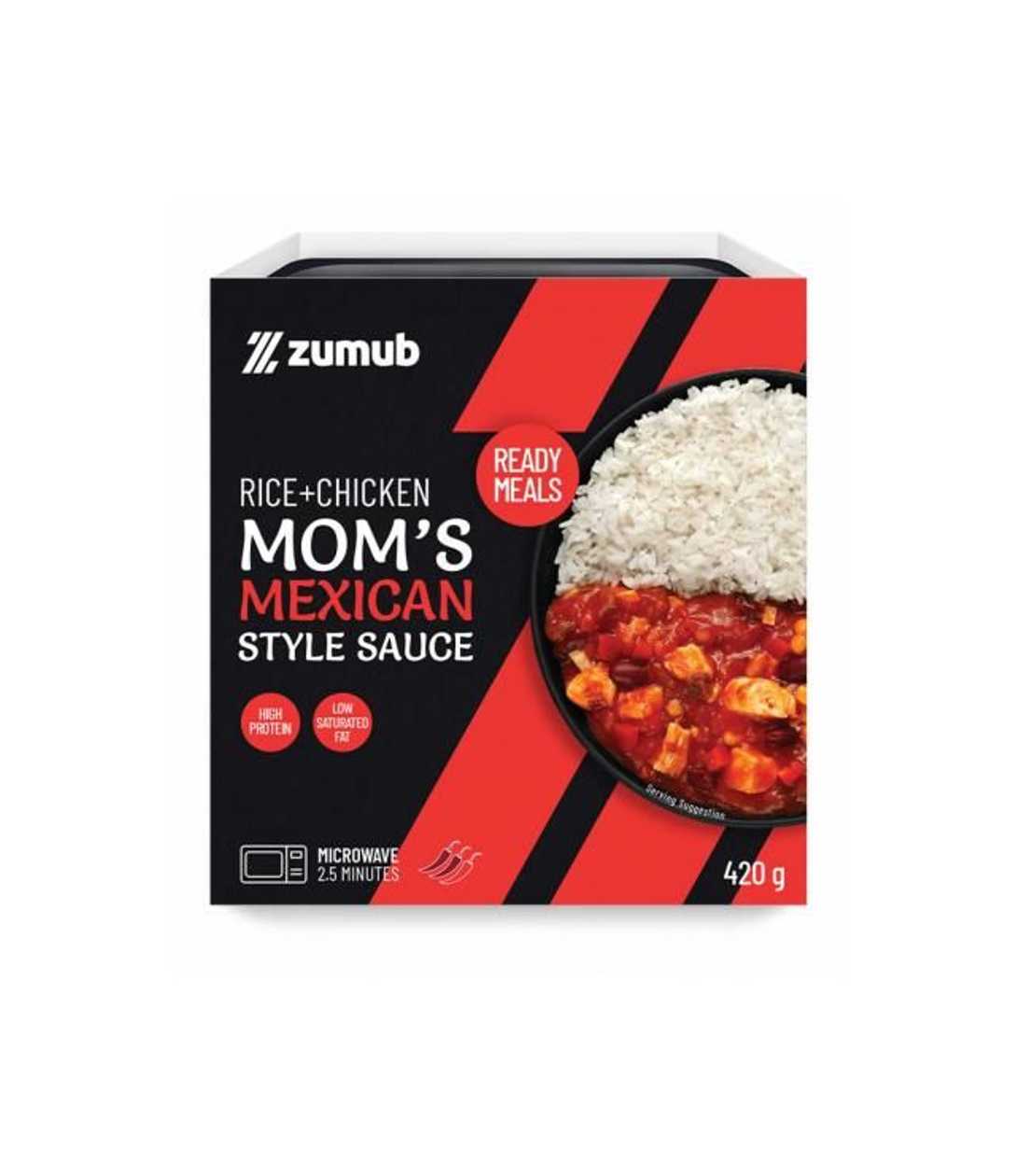 Zumub Ready Meal Mexican Style Chicken 420 gr