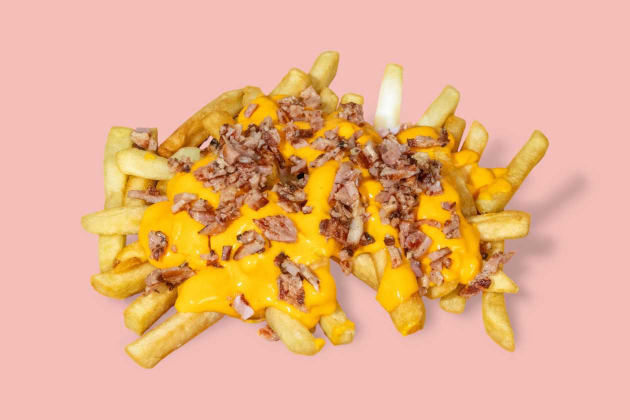 French Fries with Cheddar Cheese & Bacon