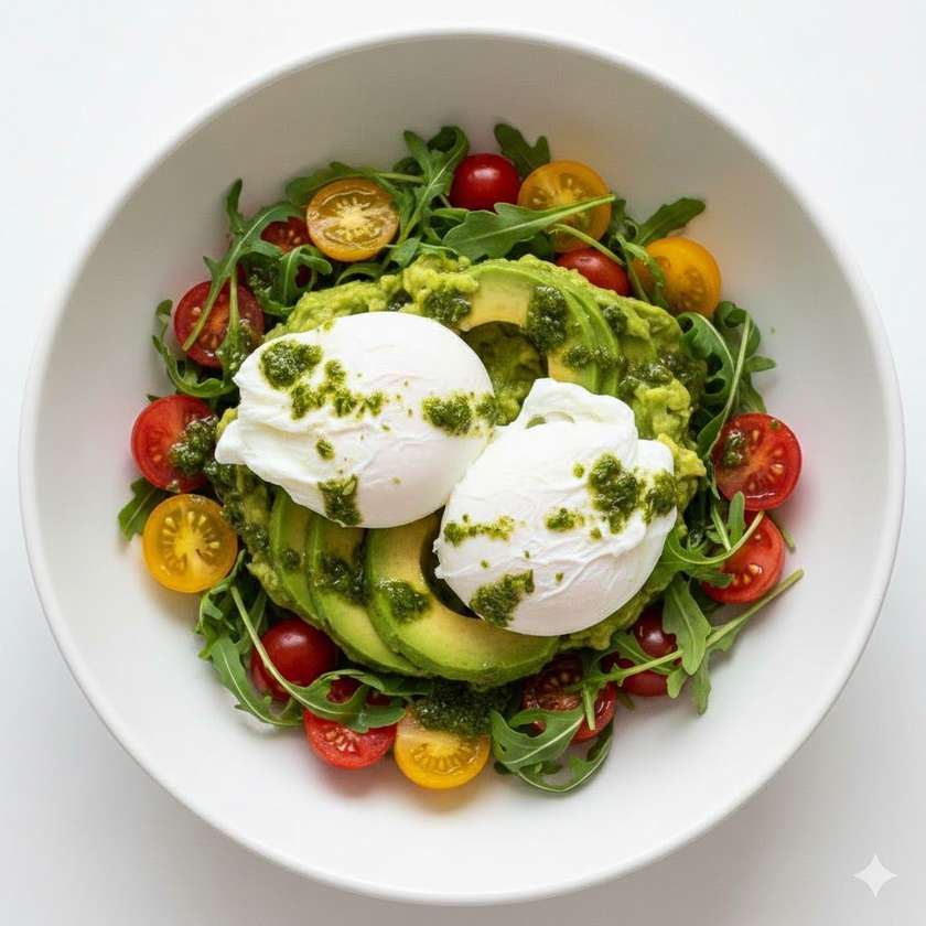 Poached on Avocado`