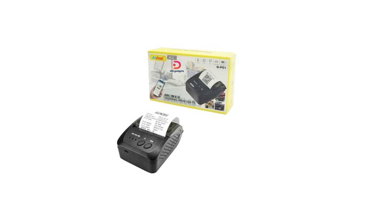 #450PR#Andowl®Q-PO1 Bluetooth – Thermal Printer Wireless