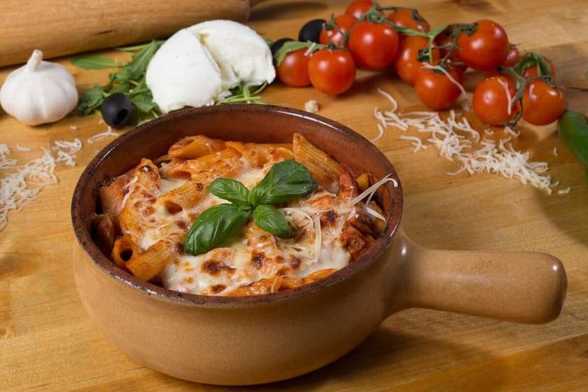Pene siciliene al forno