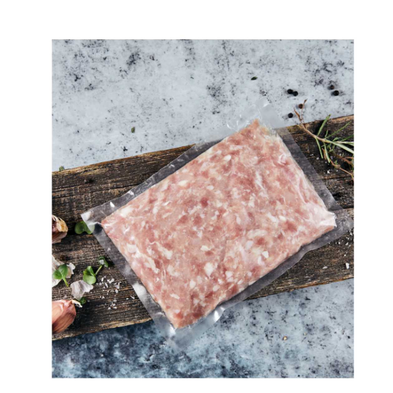 Mahebroileri hakkliha, jahutatud, kg A-klass, 300 g