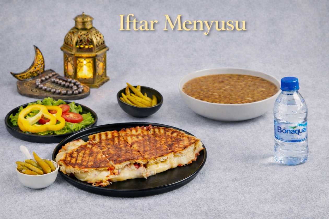 Toast in Village Bread + Wet Burger + Date + complimentary Bonaqua©