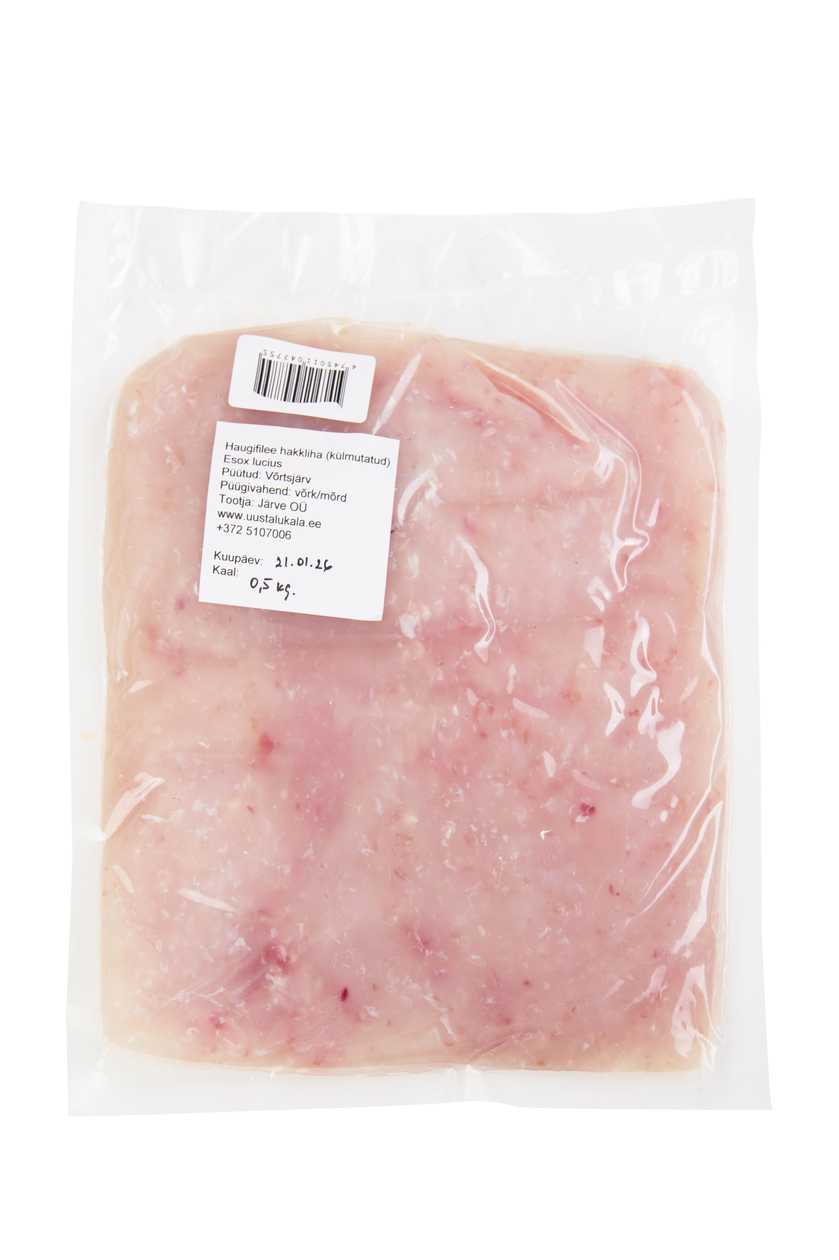 Sügavkülmutatud haugifilee hakkliha 500g