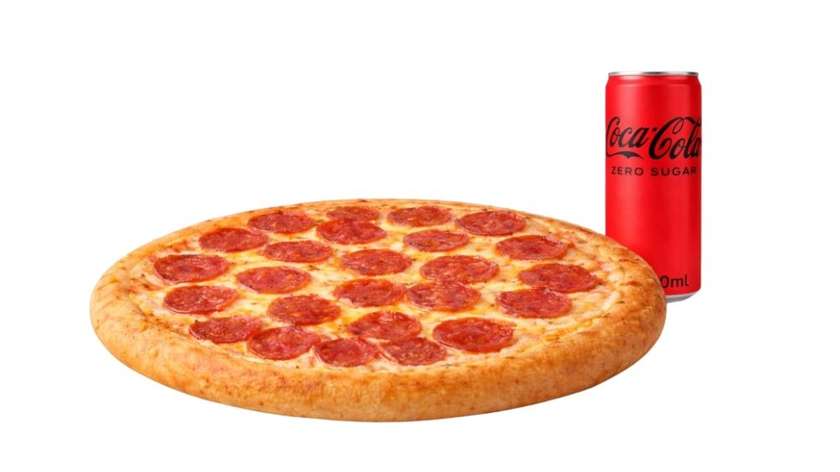 Pepperoni M pizza + drink