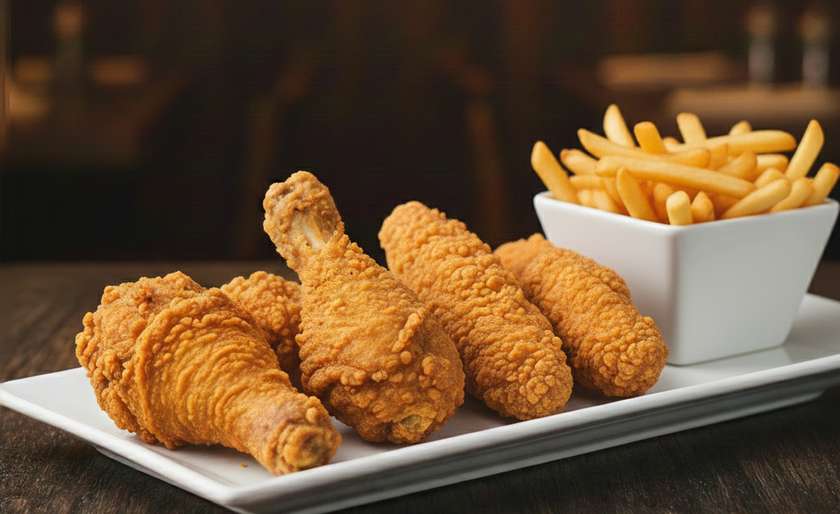 Chicken Mixed (6pcs) with Fries