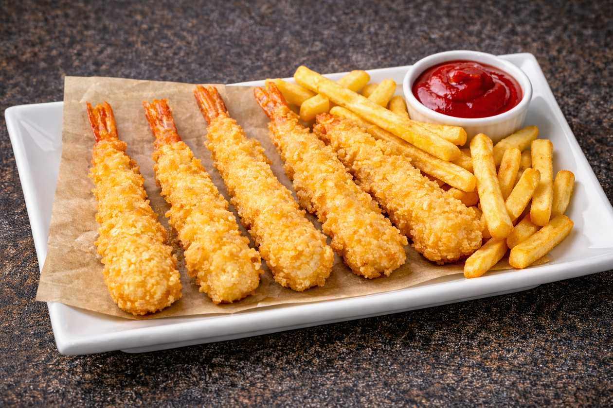 48b. krevety tempura hranoky