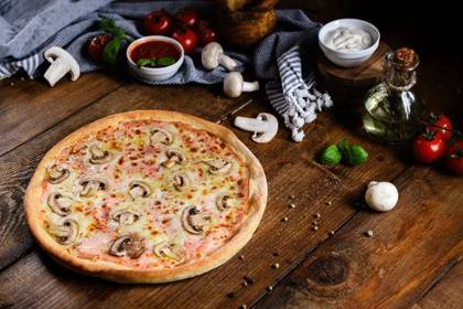 Pizza Prosciutto e Funghi - 450g