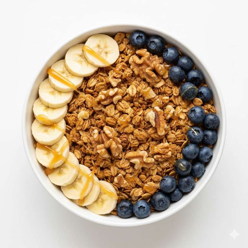 Granola Bowl - Banana & Blueberries