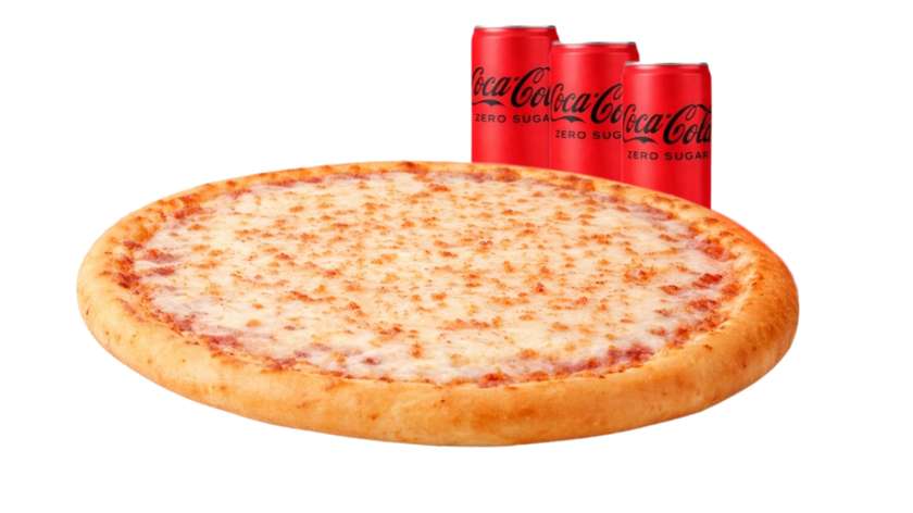 Margherita Pizza XL + 3 x Drink