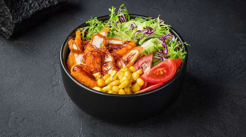 Боул з куркою тонкацу XL