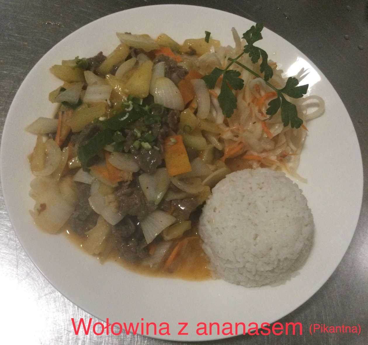 Wołowina z Ananasem