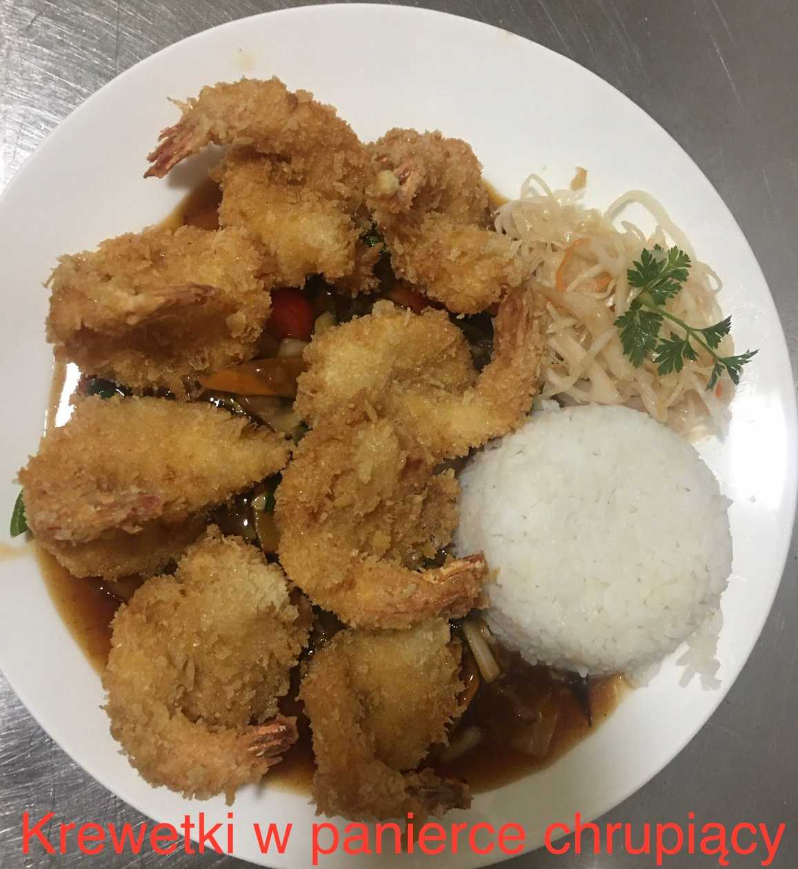 Krewetki w panierce chrupiący