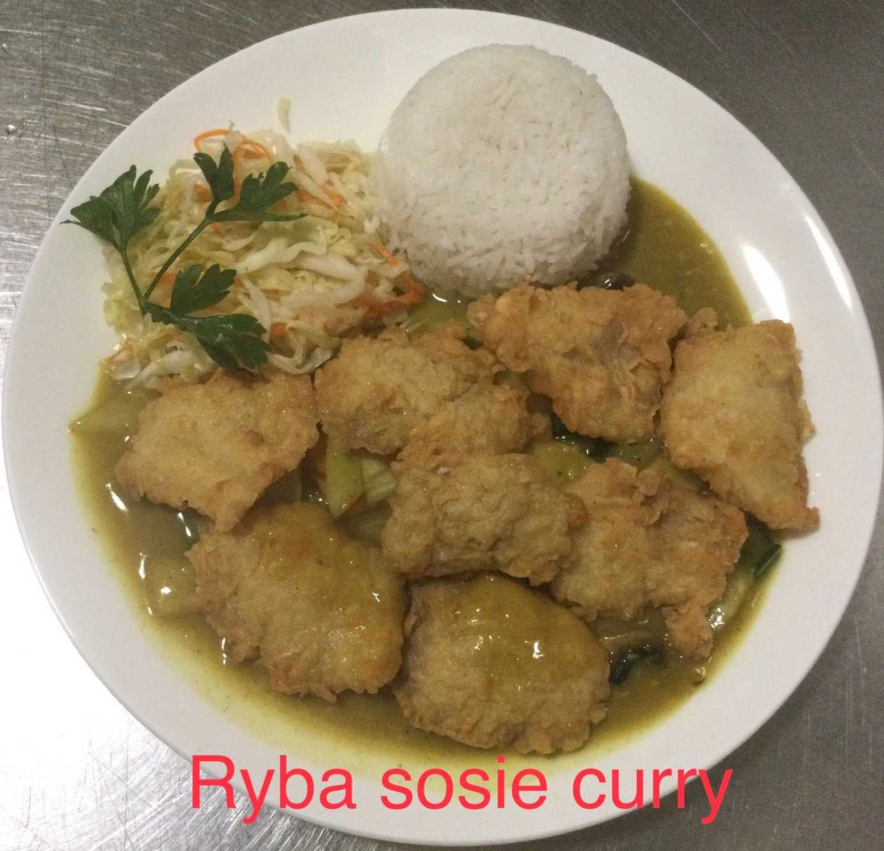 Ryba z Sosem Curry