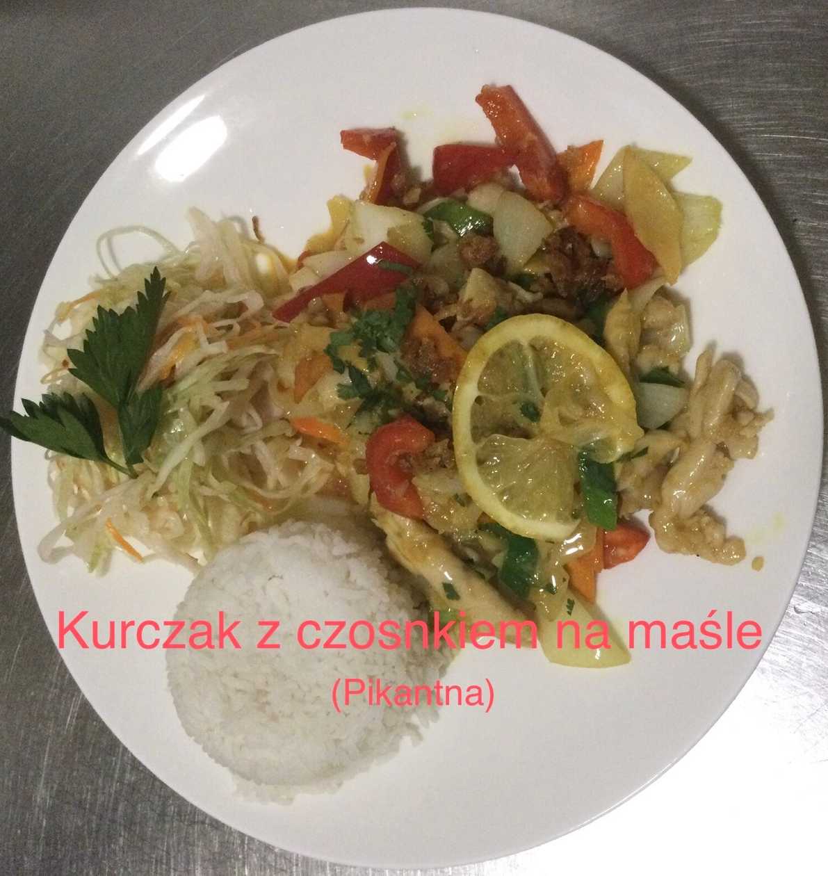 Kurczak z Czosnkiem na Maśle