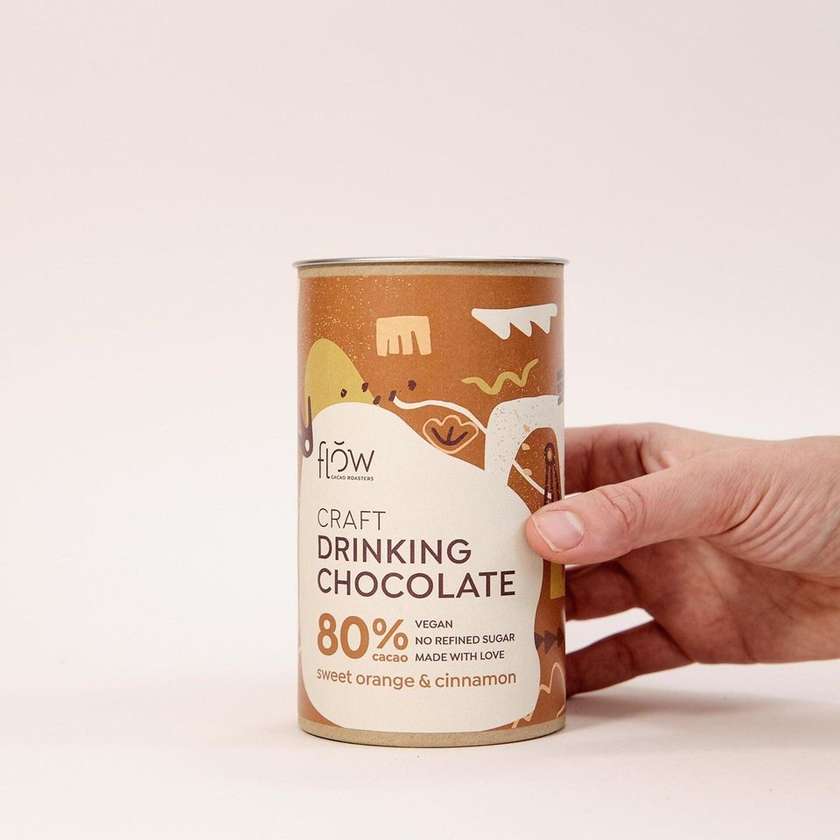 CACAO FLOW _ 80% Drinking Chocolate Orange & Cinnamon