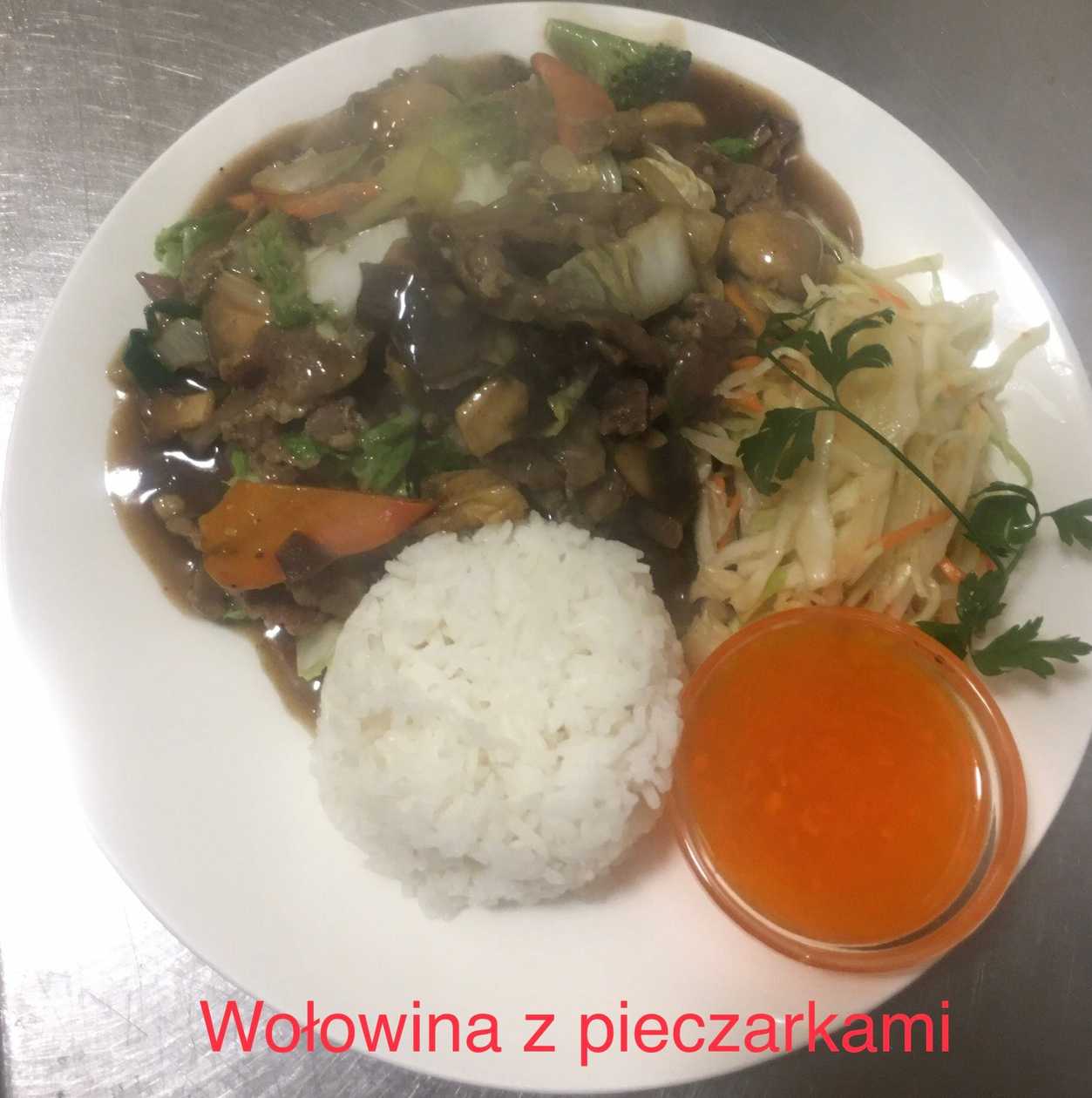 Wołowina z Pieczarkami