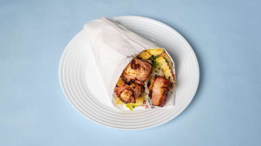 Chicken & Bacon Greek Pita