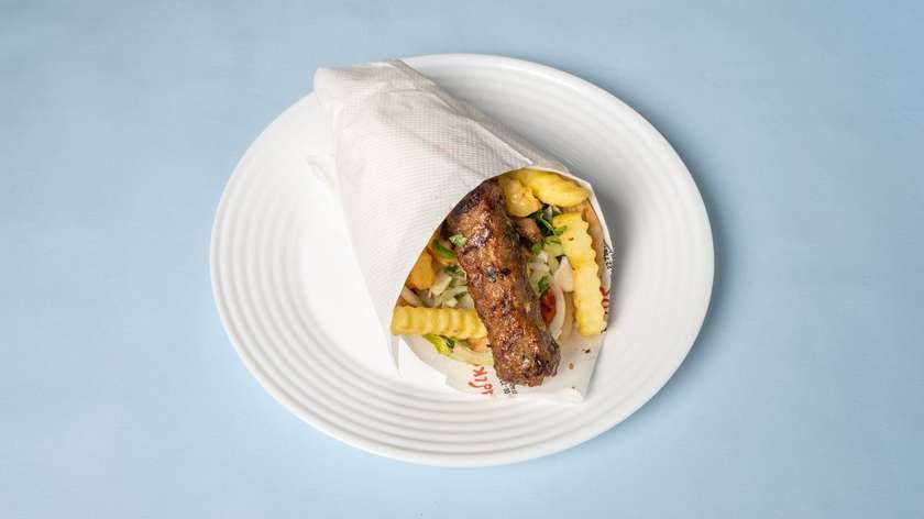 Chicken Soutzoukakia Greek Pita