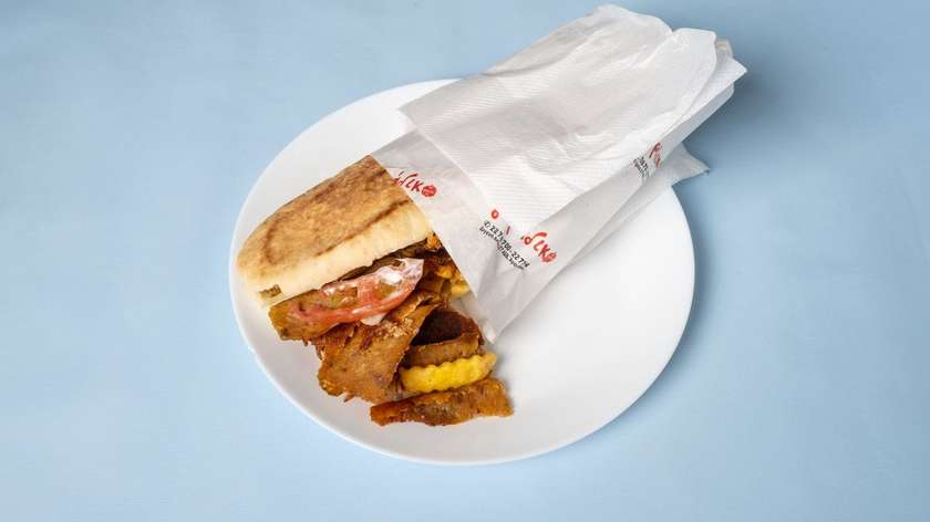 Beef Gyros Cypriot Pita