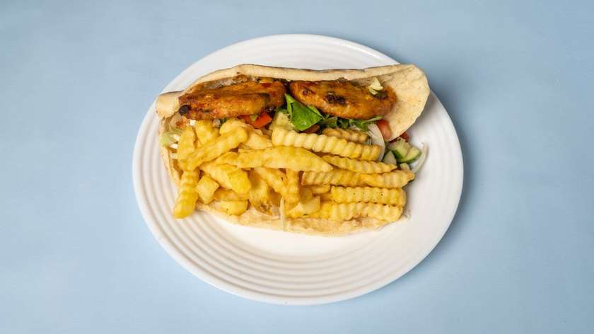 Veggie Patty Cypriot Pita