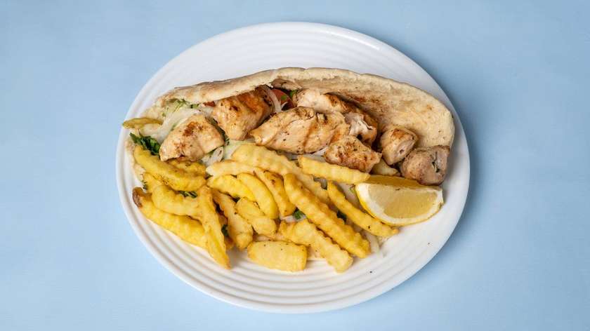 Chicken & Pork Cypriot Pita